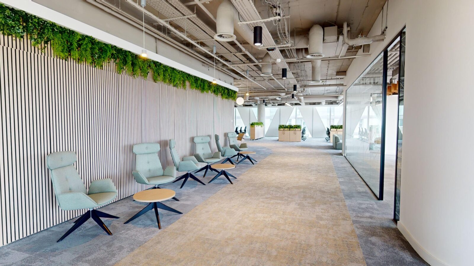 Our workspace, 7th floor - lounge and breakout area